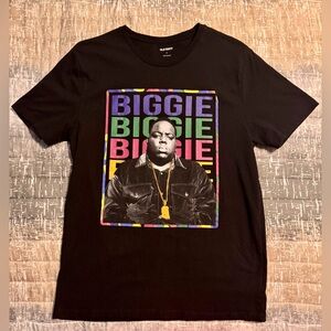 Old Navy Black T-Shirt - Notorious Big - Women’s or Men’s - Size Medium